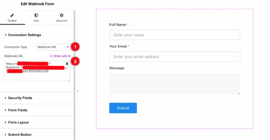 Webhook URL