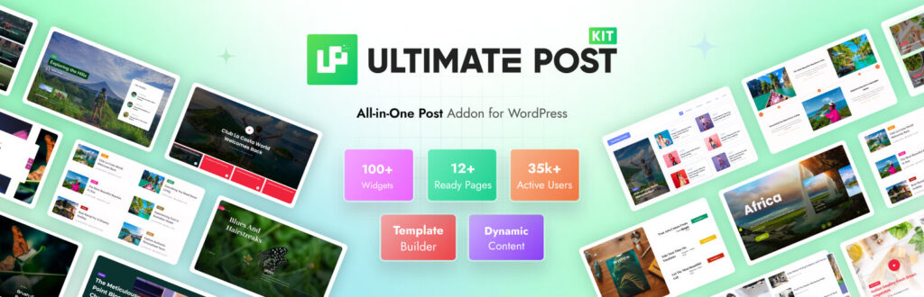 Ultimate Post Kit - BdThemes
