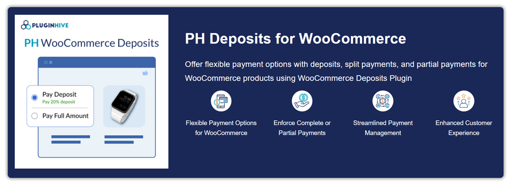 Best WordPress Plugin - PH Deposits for WooCommerce