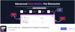Cool Formkit Lite - Form plugin in Elementor