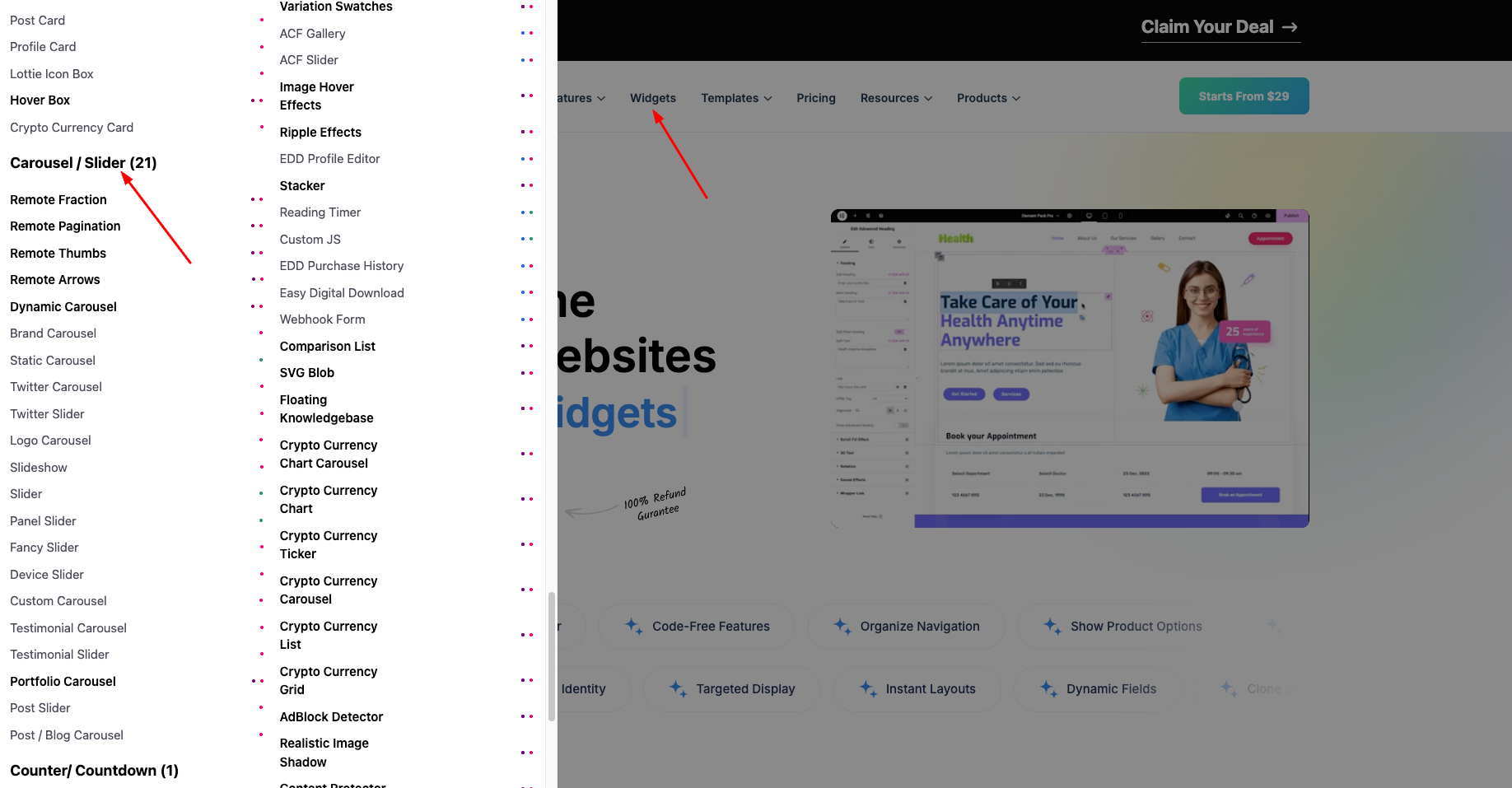 Element Pack Dashboard - BdThemes