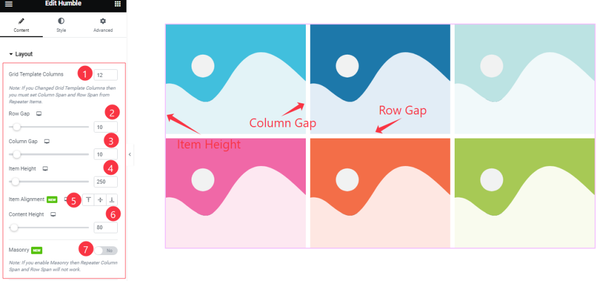 Layout Section Customization 