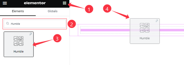 Inserting The Humble Widget