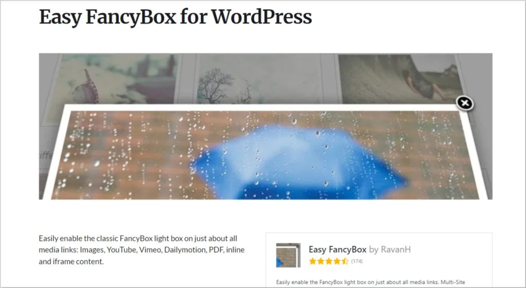 FancyBox Iframe Plugin for WordPress