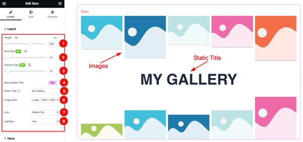 Layout Section Customization 