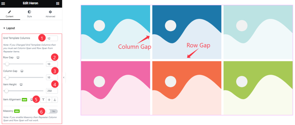 Layout Section Customization 