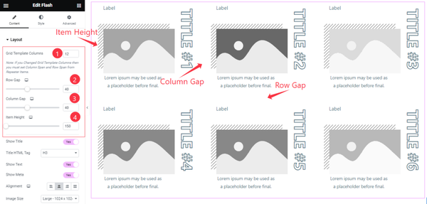 Layout Section Customization
