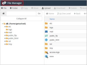 how to remove malware from WordPress website - file manager