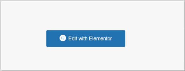 edit with Elementor button - BdThemes