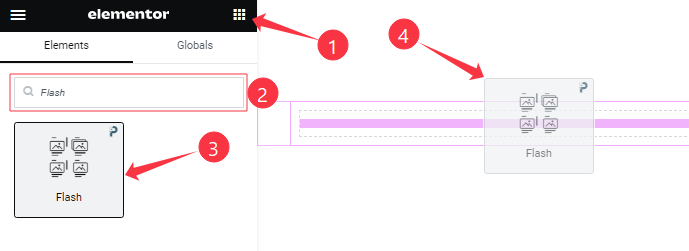 Inserting The Flash Widget