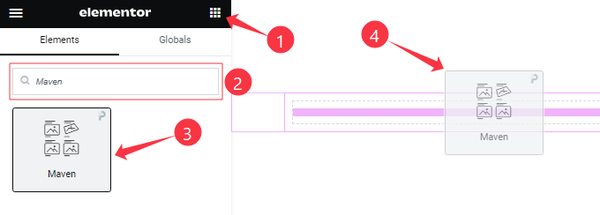 Inserting The Maven Widget
