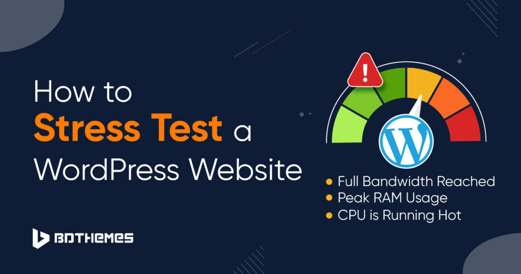 how to stress test a wordpress website
