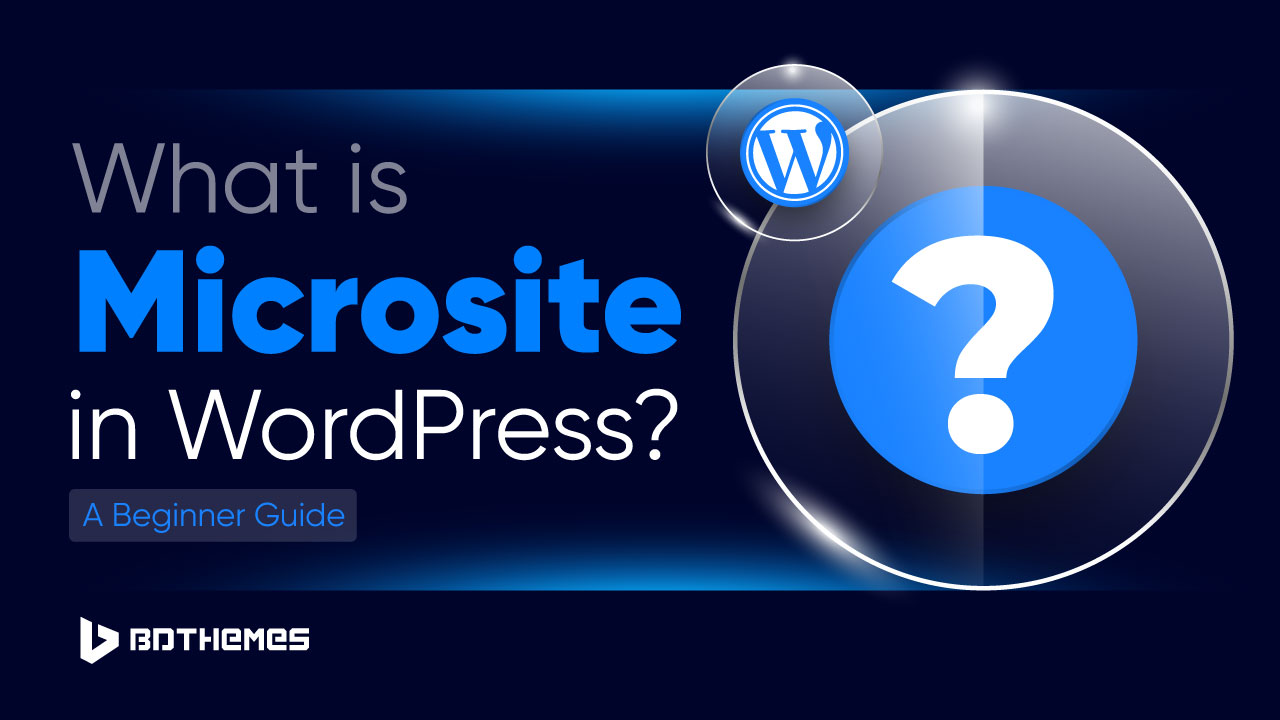 what is microsite in wordpress