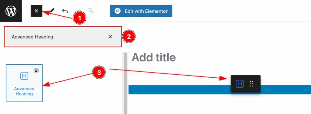 Inserting a Block To The Editor