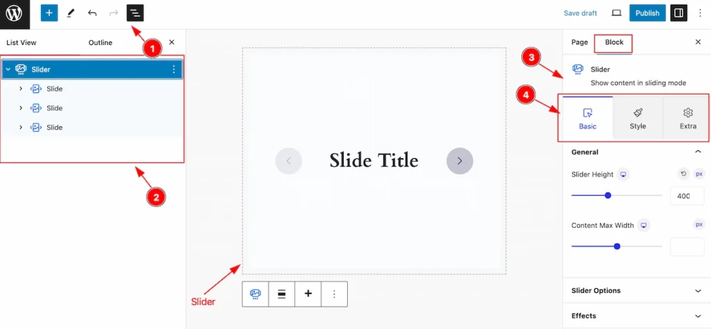 list view and controls 4 - BdThemes