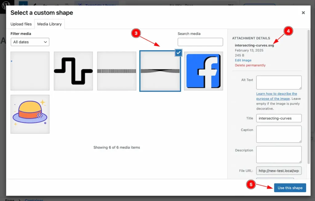 select svg shape - BdThemes