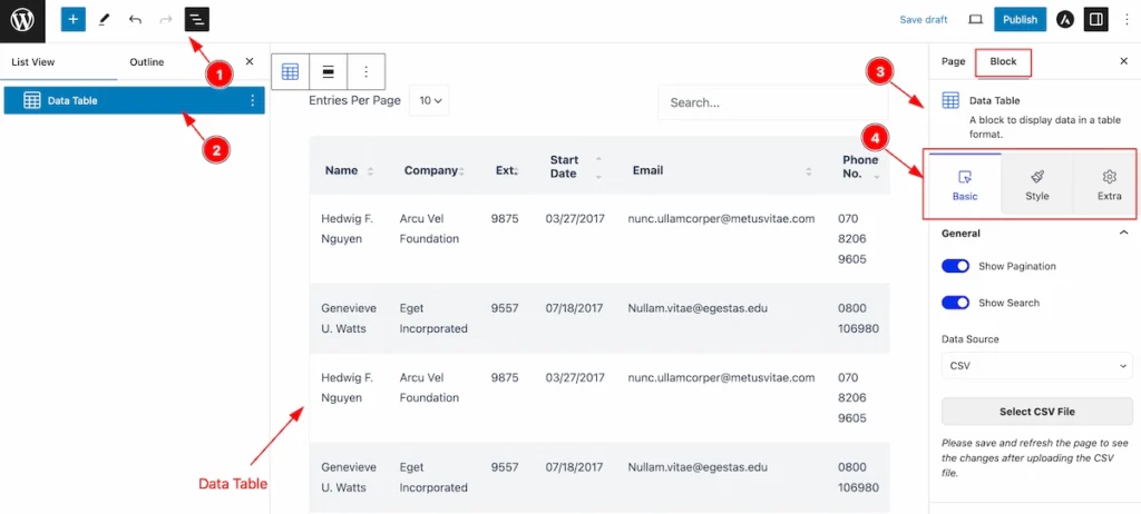 list view and contols - BdThemes