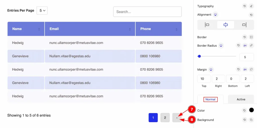 pagination normal - BdThemes