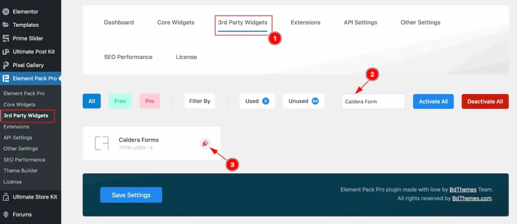 Install the plugin - BdThemes