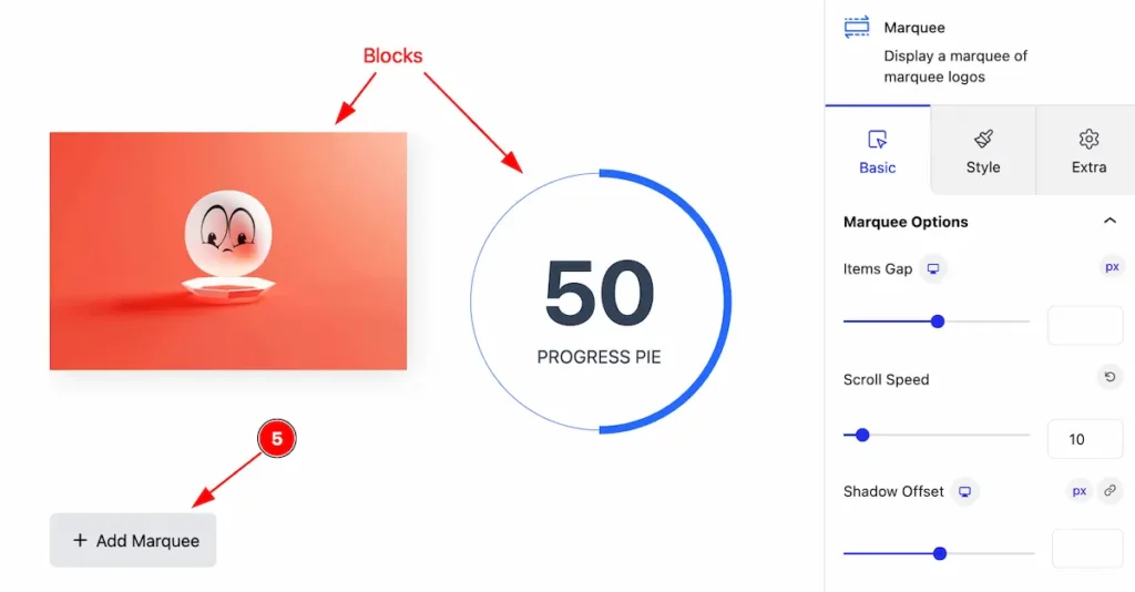 add marquee blocks - BdThemes