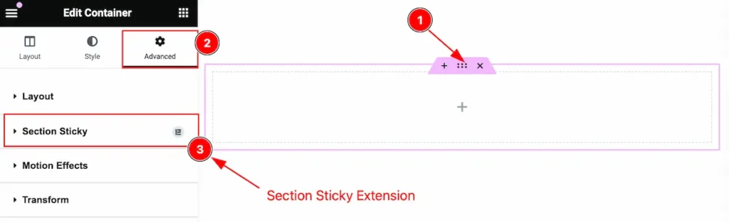 find the section sticky - BdThemes