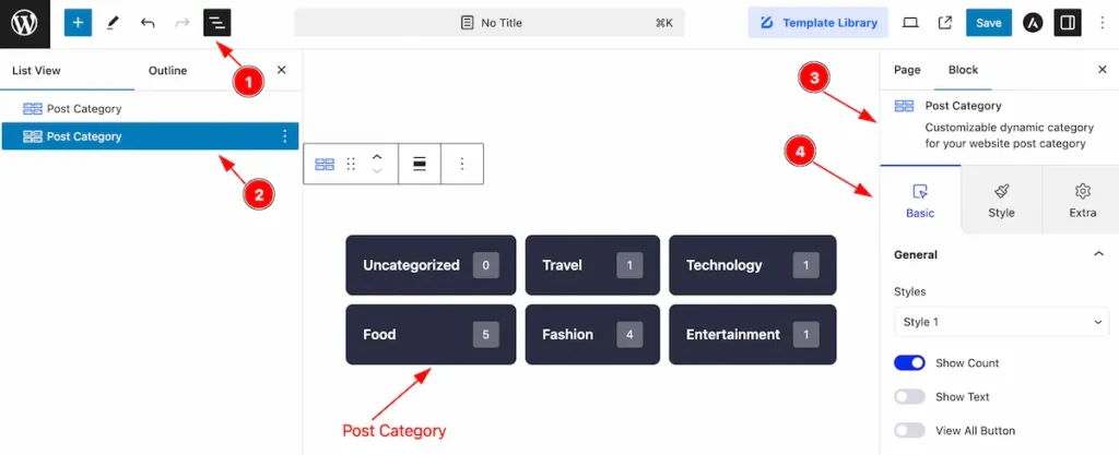 list view and controls 4 - BdThemes