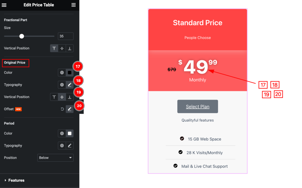 pricing normal 5 original price - BdThemes