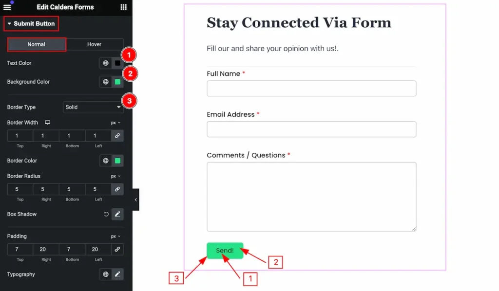 submit button - BdThemes