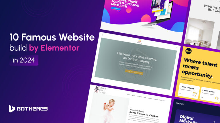 10 Famous Elementor website examples to get inspiration from