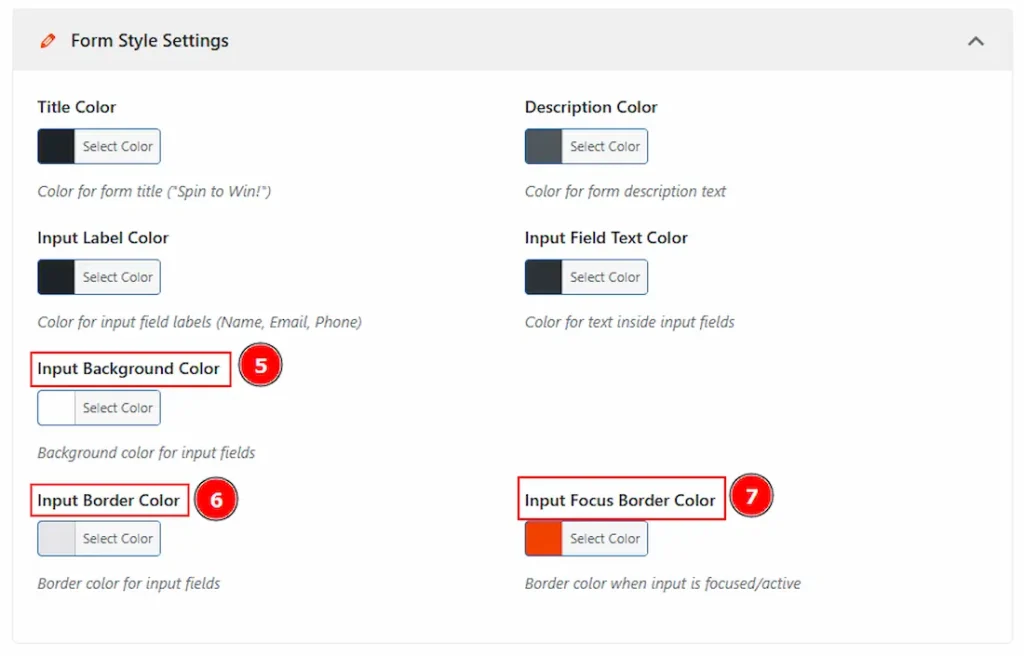 Design Form Style Settings 02 - BdThemes