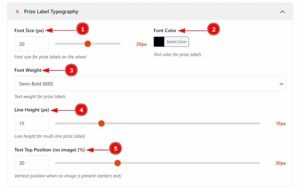Design Prize Label Typography - BdThemes