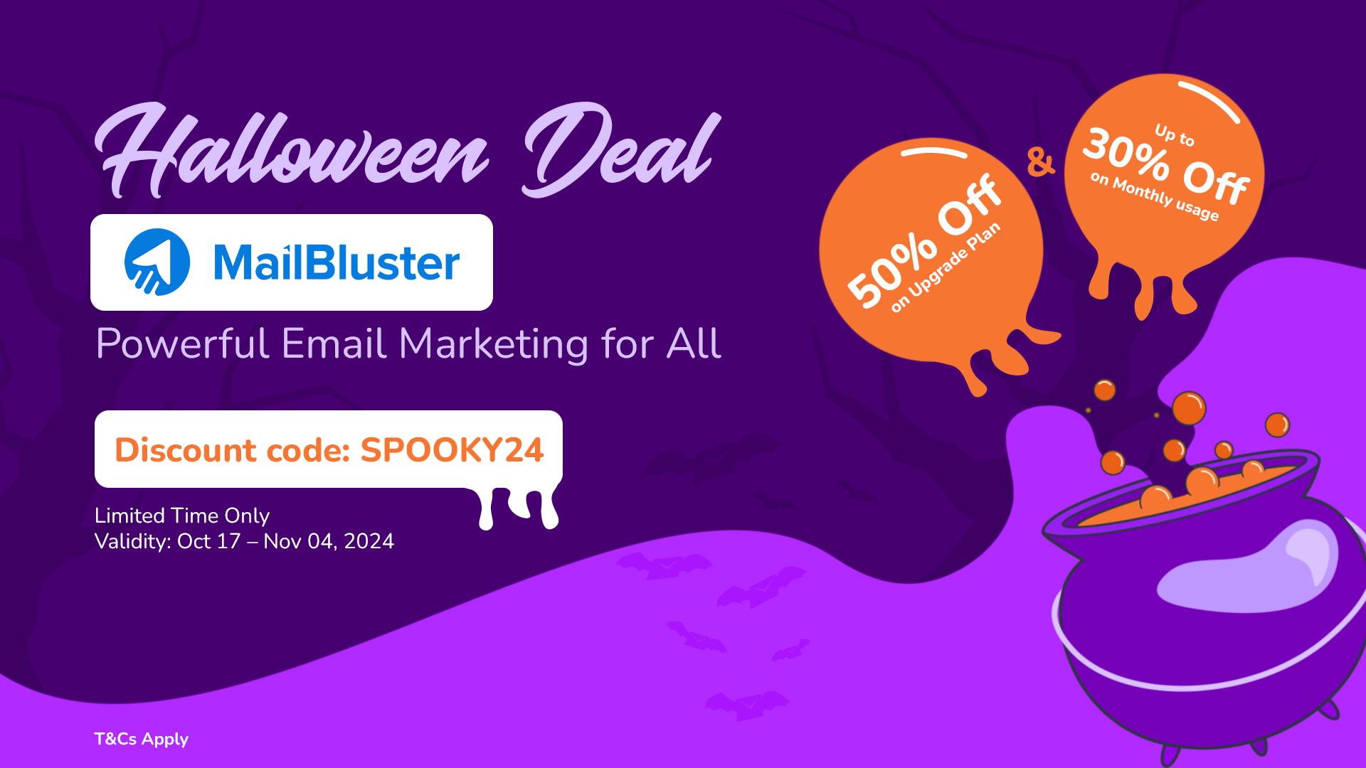 MailBluster Halloween Deal 2024 - BdThemes