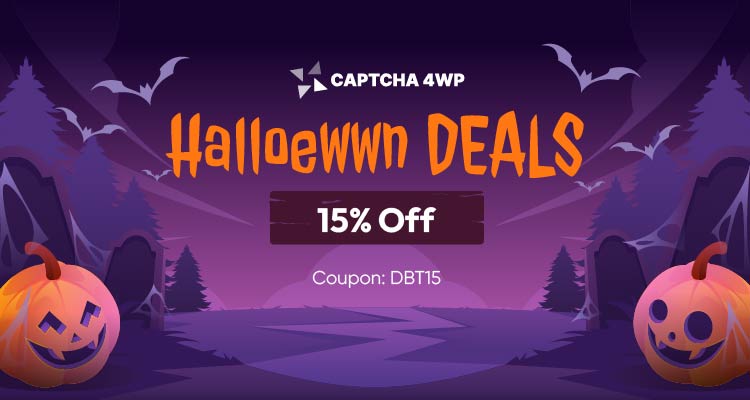 captcha 4wp halloween deal - BdThemes