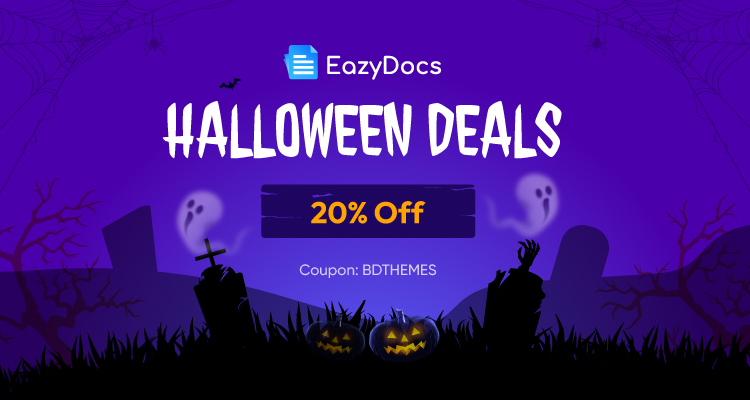 eazydocs halloween deal - BdThemes