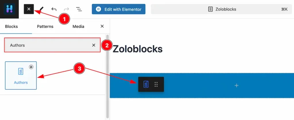 Inserting The Block into the Editor