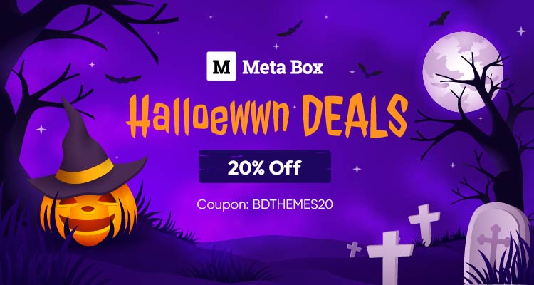 metabox halloween deal - BdThemes