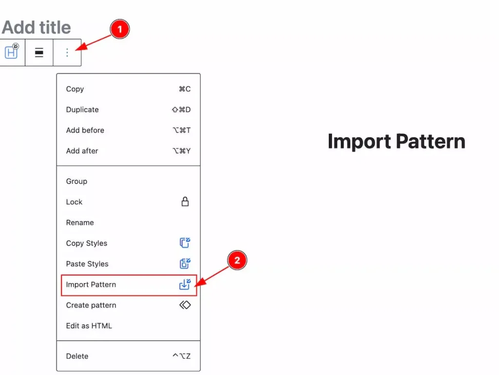 selecttoimportpattern - BdThemes