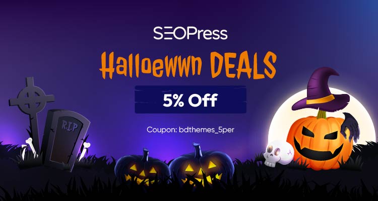 seopress halloween deal - BdThemes