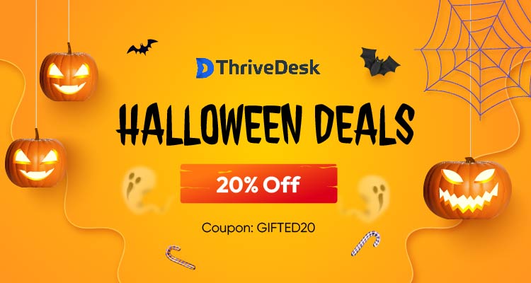 thrivedesk halloween deal - BdThemes