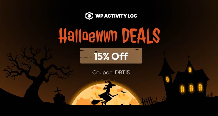 wp activity log halloween deal - BdThemes