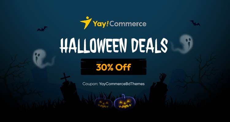 yay commerce halloween deal - BdThemes