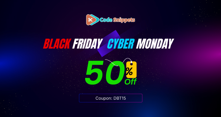 Black Friday and Cyber Monday Deal submit banner - BdThemes