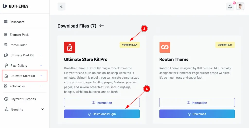 download the store kit pro - BdThemes