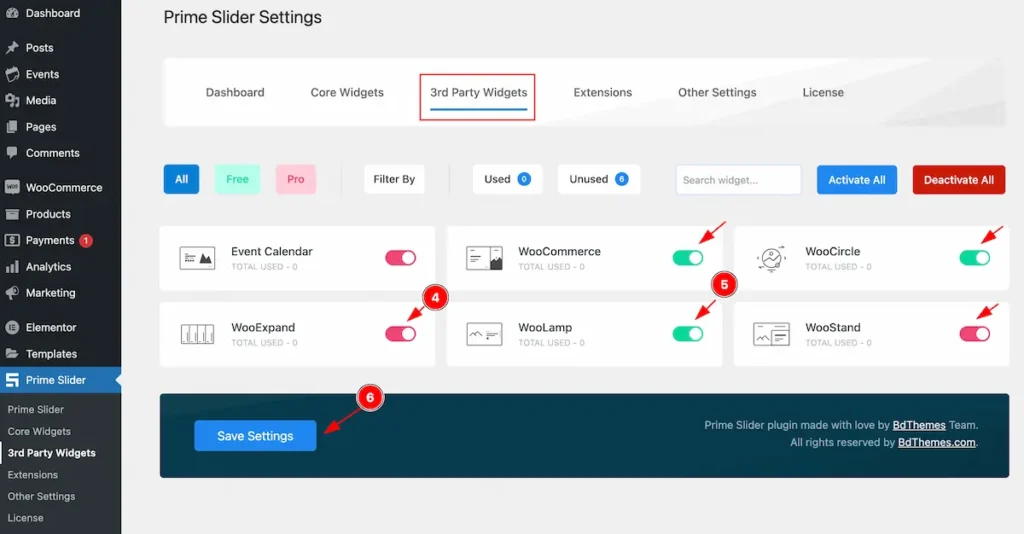 woocommerce 3rd party widgets 3 - BdThemes