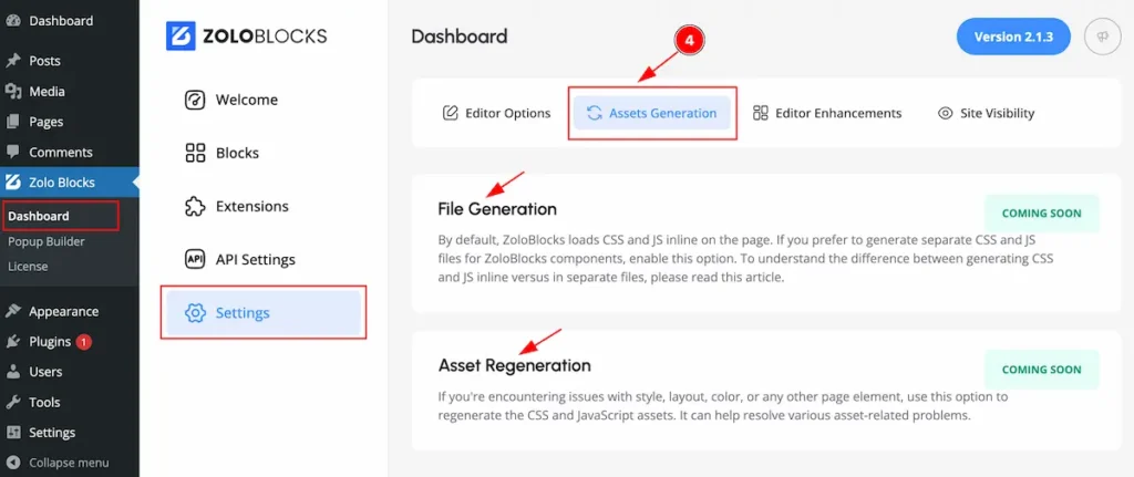 asset generations - BdThemes