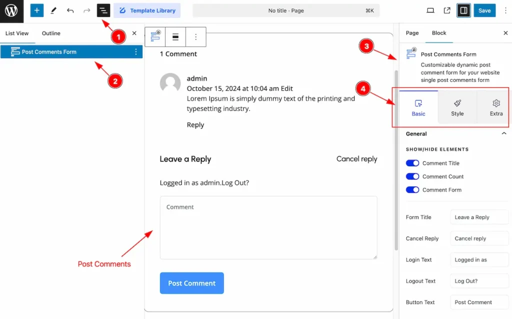 list view and cotnrols - BdThemes