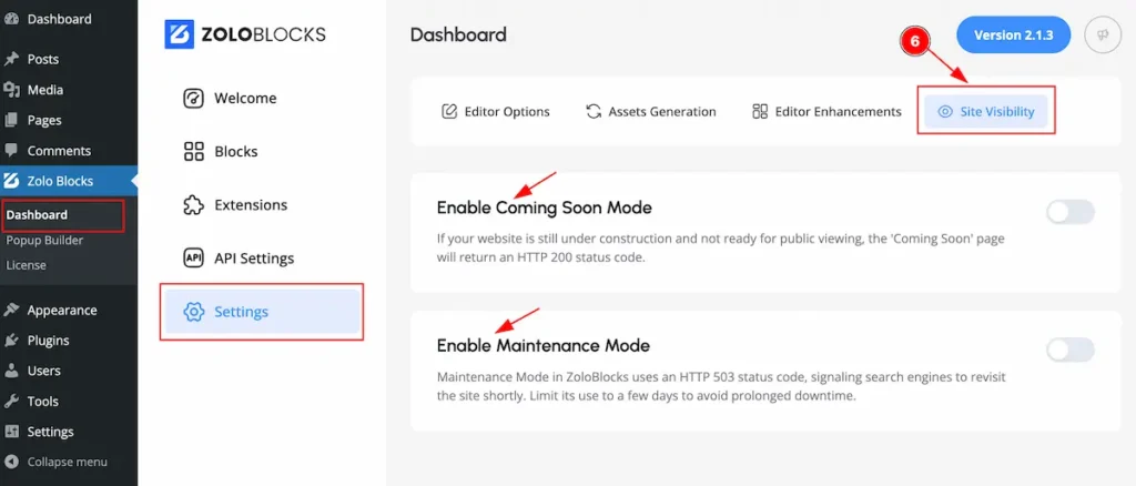 site visibility - BdThemes