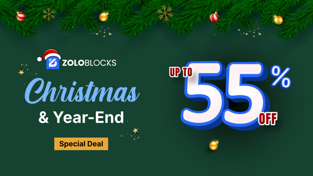 zoloblocks christmas and year end special deal - BdThemes