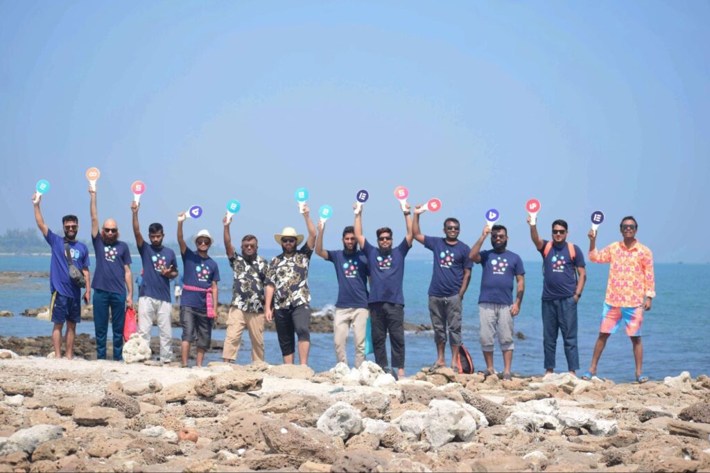 bdthemes team at coxs bazar holding products - BdThemes