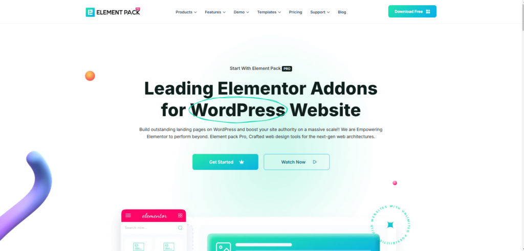 A popular Elementor Addon that helps to build website without coding